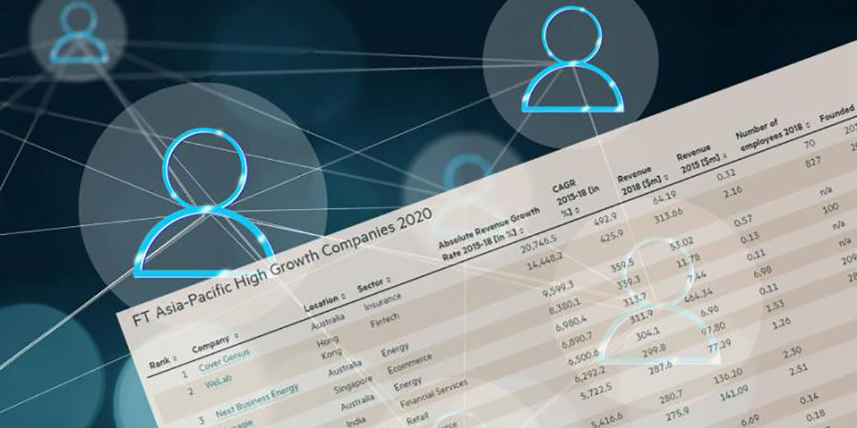 FT Ranking: Asia-Pacific High-Growth Companies, Join Over 300,000.